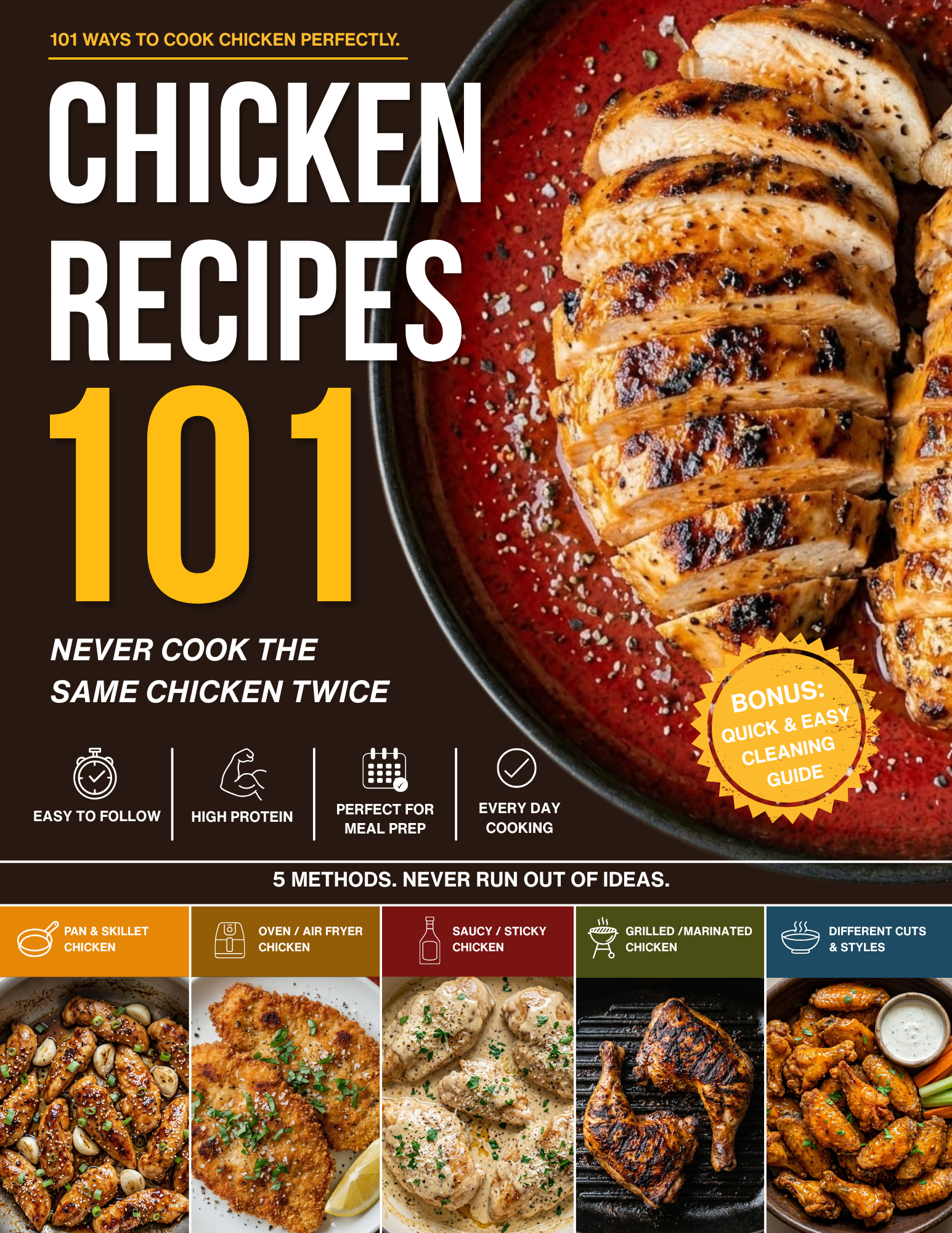 Chicken Recipes 101: Never Cook the Same Chicken Twice
