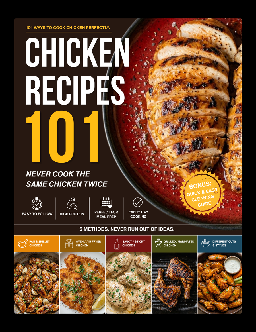 Chicken Recipes 101 book cover